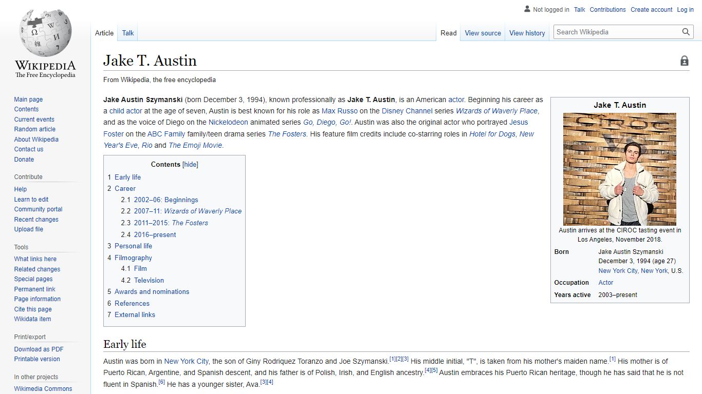 Jake T. Austin - Wikipedia
